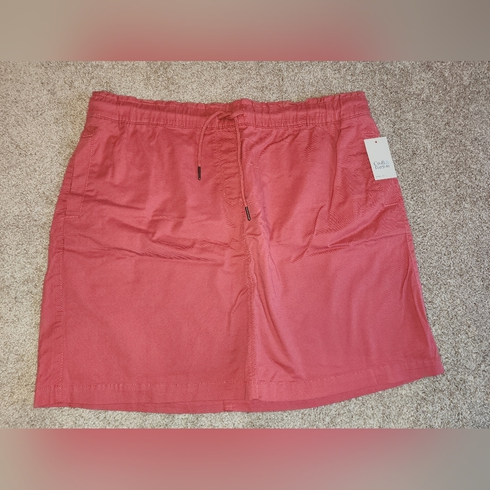 NWT Croft & Barrow pink gold skirt size 1x, 2 available